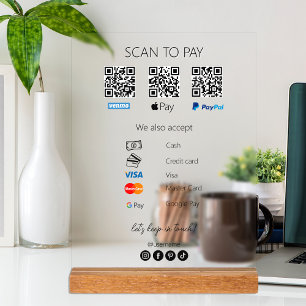 Qr Code Venmo Scan pour payer les icônes de paieme