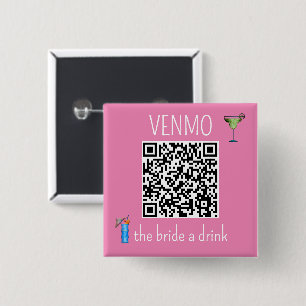 QR Code VENMO The Brik a Drink Junggeselinnen-Absc Button