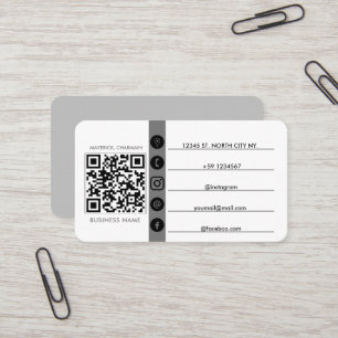 QR-Code Verbindung mit uns Visitenkarte
