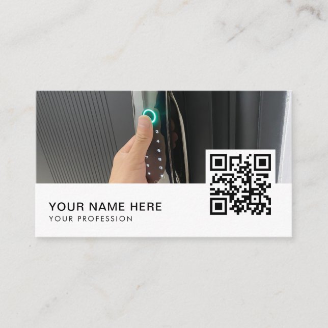 QR-Code Visitenkarte (Vorderseite)
