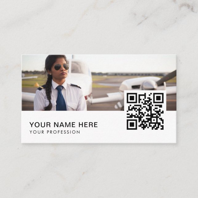 QR-Code Visitenkarte (Vorderseite)