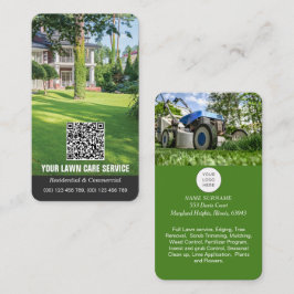QR-Code-Visitenkarte für die Pflege von Laichen Visitenkarte