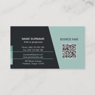 QR-Code-Visitenkarte für Fachkräfte Visitenkarte