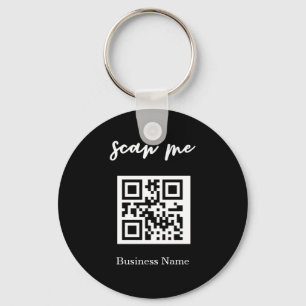 QR-Code-Visitenkarte Ihr Logo Benutzerdefinierter Schlüsselanhänger