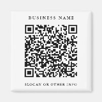 QR Code Website Link Schwarz & Weiß Business