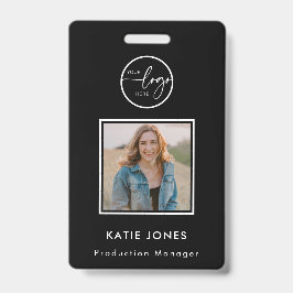 QR-Code Weiße, benutzerdefinierte Logos Mitarbeite Ausweis