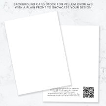 QR Code Weißer Hintergrund für Vellum-Overlay