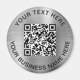 QR-Code Werbesilber Magnet