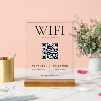QR-Code WIFI-Netzwerkprüfung zum Verbinden des Sig