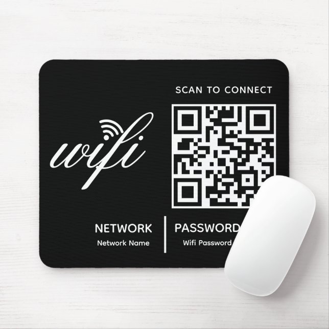 QR-Code Wifi-Scan zum Anschluss von benutzerdefini Mousepad (Mit Mouse)