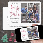 QR Code Wir wünschen Ihnen ein frohes Weihnachts 1 Feiertagskarte<br><div class="desc">Dieses Jahr feiern Sie die fröhlichen Wunder moderner Technologie mit einer lustigen interaktiven QR Code Foto Urlaubskarte. Du kannst eines deiner Lieblingsbilder sowie eine Online-Videobotschaft, ein Lied, ein Foto-Album oder eine andere Website teilen. Der gesamte Text auf dieser Vorlage ist einfach zu personalisieren, um jeden beliebigen Text, wie zum Beispiel...</div>