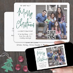 QR Code Wir wünschen Ihnen ein frohes Weihnachtsfe Feiertagskarte<br><div class="desc">Dieses Jahr feiern Sie die fröhlichen Wunder moderner Technologie mit einer lustigen interaktiven QR Code Foto Urlaubskarte. Du kannst eines deiner Lieblingsbilder sowie eine Online-Videobotschaft, ein Lied, ein Foto-Album oder eine andere Website teilen. Der gesamte Text auf dieser Vorlage ist einfach zu personalisieren, um jeden beliebigen Text, wie zum Beispiel...</div>