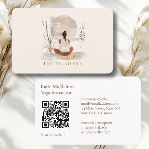 QR-Code - Yoga Reiki Wellness Visitenkarte