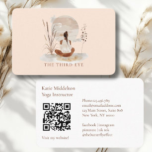 QR-Code- Yoga Reiki Wellness Visitenkarte