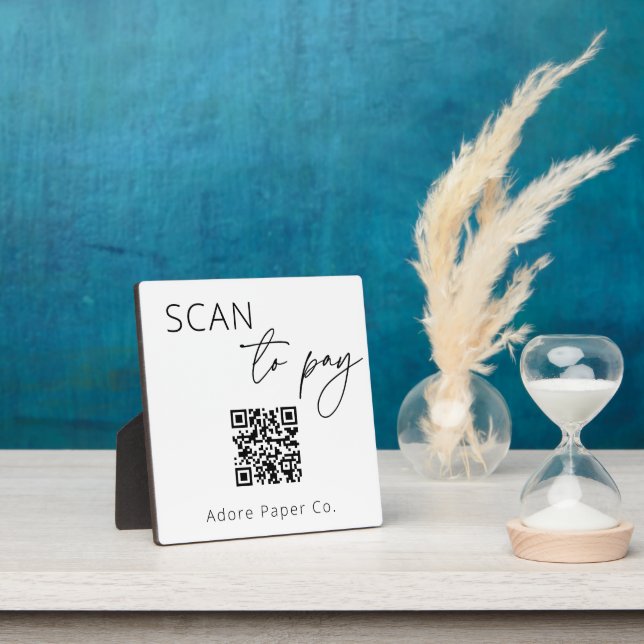 QR-Code-Zeichenfläche scannen Fotoplatte (InSitu)