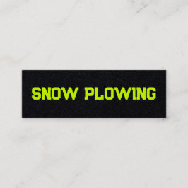 QR-Code zum Entfernen des Schnees Mini Visitenkarte