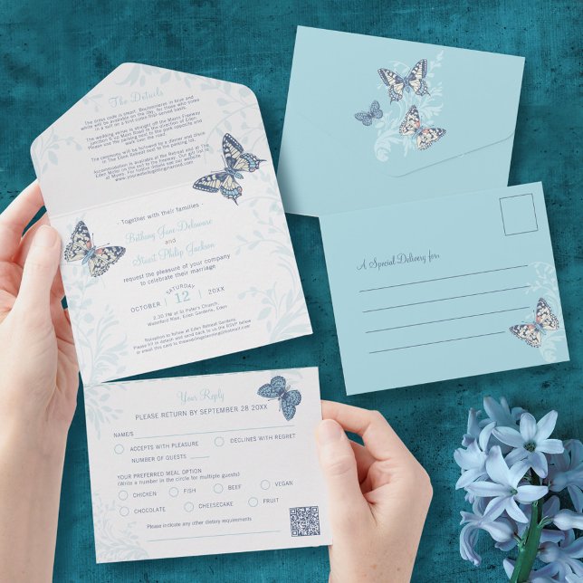QR-Codedetails für Hochzeitblutschmetterlinge UAWG All In One Einladung (Von Creator hochgeladen)