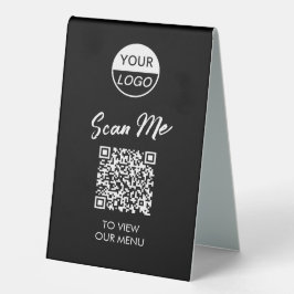 QR-Codemenü | Classic Contacless Pedestal Sign Tischaufsteller
