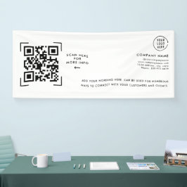 QR-Codeprüfung | Berufliches Firmenlogo Banner