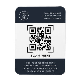 QR-Codeprüfung | Werbeaktion für Firmenlogos Magnet
