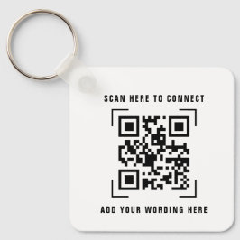 QR-Codeprüfung | Werbeaktion für Firmenlogos Schlü Schlüsselanhänger
