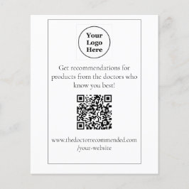 QR-Codetabellenanzeige Flyer