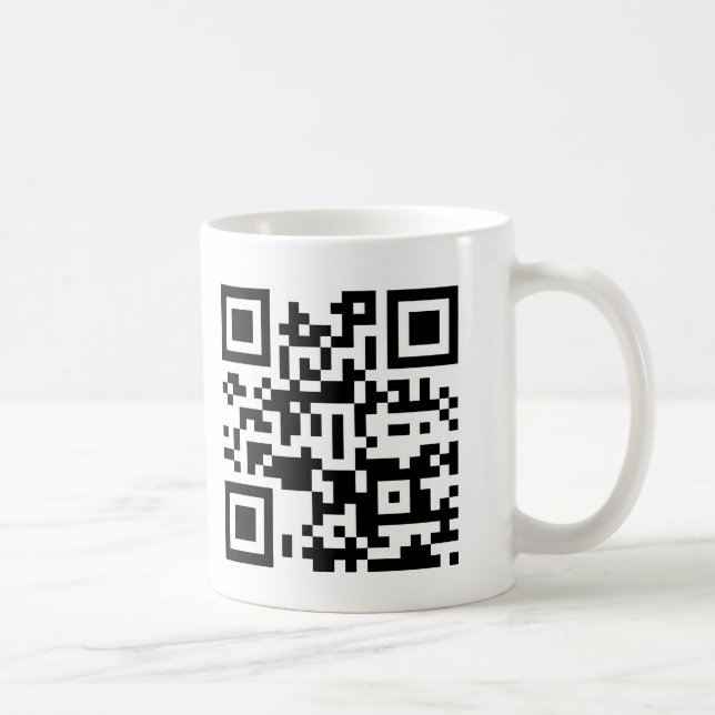 QR - ERHALTEN SIE ZURÜCK ZU ARBEITEN! KAFFEETASSE (Rechts)
