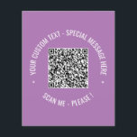 QR-Flyer für die QR-Codeprüfung Info Text und Farb Flyer<br><div class="desc">QR Code Scan Info Benutzerdefinierte Textfarben Personalisierte Werbegeschenke für Unternehmen oder Personal Moderne Geschenke - Fügen Sie Ihren QR Code - Bild oder Logo - Foto / Text - Name oder andere Informationen / Nachricht - Umgestalten und Entfernen / Hinzufügen von Elementen - Bild / Text mit Anpassungstool. Wählen Sie...</div>