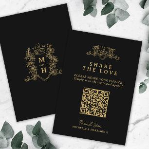 QR-Foto für Hochzeiten Liebe Begleitkarte