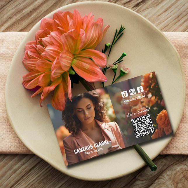 QR-Foto für soziale Medien Visitenkarte (Von Creator hochgeladen)