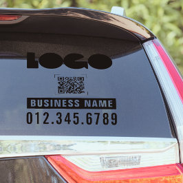 QR für das Firmenlogo auf dem Vinyl-Quadratzoll Aufkleber