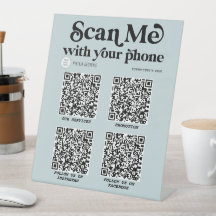 QR-Geschäftszeichen, Moderne Typografie-Scannierba