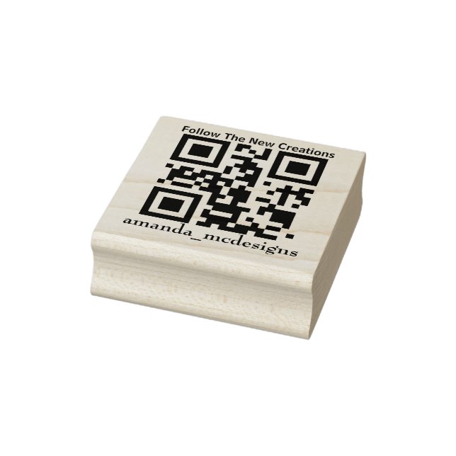 qr gummistempel (Stempel)