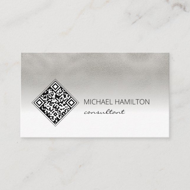 QR-Industrie Visitenkarte (Vorderseite)