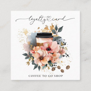 *~* QR Kaffee zum Glitzer Herzbelohnungen Blumenko Treuekarte
