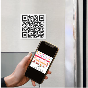QR-Kodex für die Bekämpfung von Lähmungen Funny Magnet