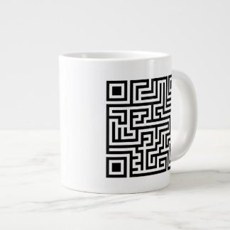 QR Labyrinth Jumbo-Tasse