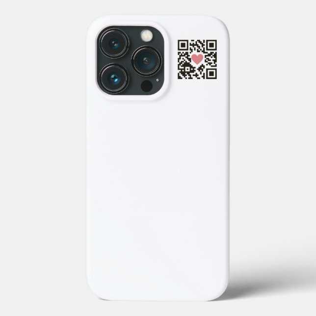 QR-Liebe Case-Mate iPhone Hülle (Rückseite)