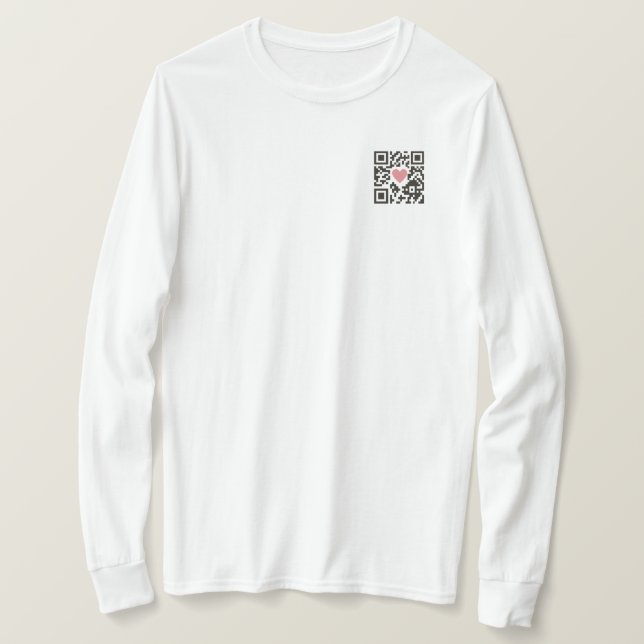 QR-Liebescode T-Shirt (Design vorne)