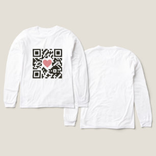 QR-Liebescode Tri-Blend Shirt