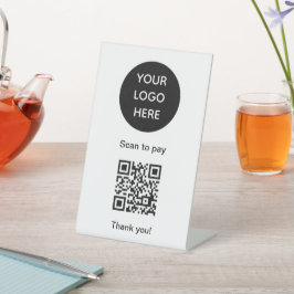 QR-Logo Black Business Scan me Website Sockelschild