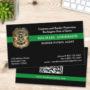 QR-Logo der Militärpolizei für Bundesstaatliche Gr Visitenkarte