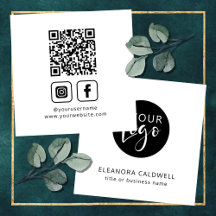 QR-Logo für Social Media Minimalistisch