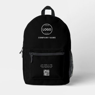 QR-Logos Business Minimalistisch Einfach Bedruckter Rucksack