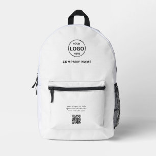 QR-Logos Business Minimalistisch Einfach Bedruckter Rucksack