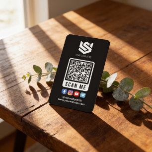QR-Logos für Social Media Scan Me Visitenkarte