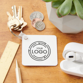 QR-Marketing für kundenspezifisches Business-Logo Schlüsselanhänger