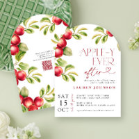 QR Modernes Appley je nach Apple-Brautparty