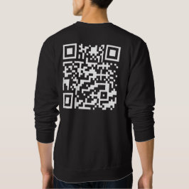 QR-Präsident Trump 45/47 Weihnachtstanzgesetz Sweatshirt