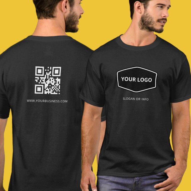QR-QOD-Logo für den Kunden und Werbefirmen T-Shirt (Von Creator hochgeladen)